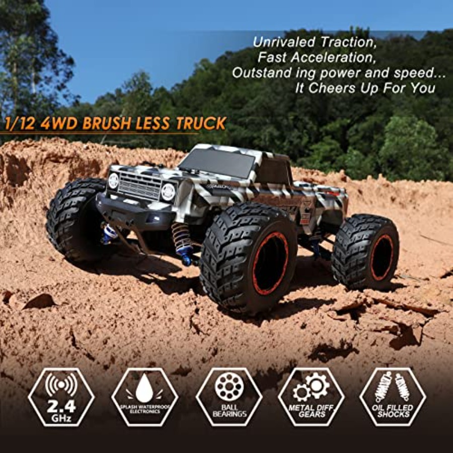4X4 off-road RC monster truck  - Rc Hobby Grade Monster Truck review and price