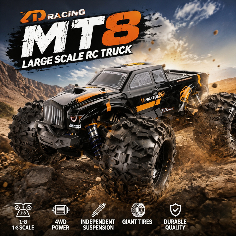New ZD Racing MT8 RC Monster T - Rc Hobby Grade Monster Truck review and price